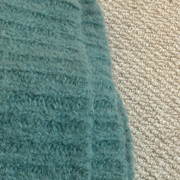 Tibi Airy Alpaca Crewneck Pullover, Fern Green, size small - Picture 5 of 6
